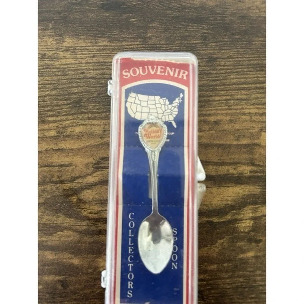 Vintage Holiday World Santa Claus‎ Indiana Souvenir Collector Baby Spoon